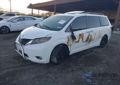 2012 Toyota Sienna Xle V6 8 Passenger из США, поврежденный, VIN 5TDYK3DC4CS260244